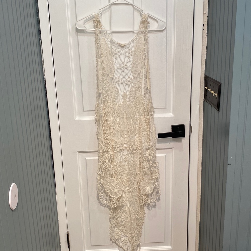Knitted tank cardigan